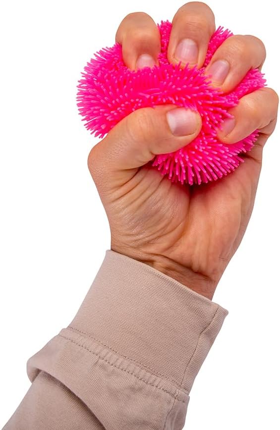 Schylling NeeDoh Shaggy - Sensory Squeeze Toy - Satisfying Dough Filling - 2.5 Wide - Color May Vary (Pack of 1)