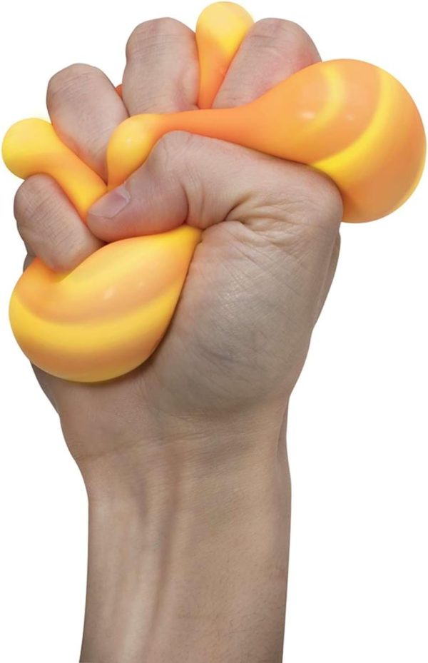 Schylling NeeDoh Swirlie Egg - Sensory Squeeze Toy - Satisfying Dough Filling - 2.5 Tall - Color May Vary (Pack of 1)