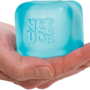 Schylling NeeDoh Nice Cube - Sensory Squeeze Toy with Super Solid Squish - 2.25 Cube - Color May Vary (Pack of 1) | Sensory Toy with Super Solid Squish