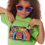 Schylling NeeDoh Rainboh Teenie - Sensory Squeeze Toy - Contains 6 Mini Groovy Globs - 1.5 Wide - Multicolored