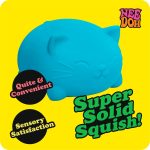 Schylling NeeDoh Super Cool Cat - Sensory Fidget Toy - Assorted Colors - Ages 3 to Adult (Pack of 1)