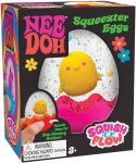 Schylling NeeDoh Squeezter Egg - Sensory Squeeze Toy - Cute Character Inside - 2.5 Tall - Color May Vary (Pack of 1)
