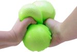 Schylling Super NeeDoh Fuzzball Stress Ball Fidget Toy - Huge 4.5 in Diameter - Jumbo Squishy Squeezy Fun - Colors Assorted (1 Per Pack)
