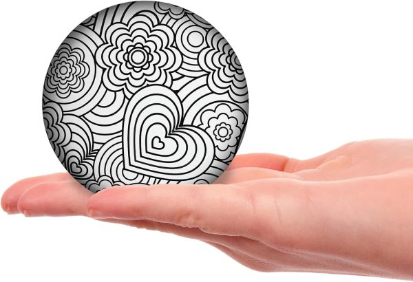Schylling NeeDoh Press-Doh - Sensory Squeeze Toy - Satisfying Dough Filling - 2.5 Wide - Color May Vary (Pack of 1)