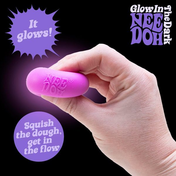 Schylling NeeDoh Teenie 10-Pack - Variety of Mini Squish Toys | Includes Original. Swirl. Ripples. Glow. Nice Ice Baby