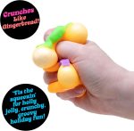 Schylling NeeDoh Squishmas Ginger Glowman - Christmas Squeeze Toy - Satisfying Snow-Like Crunch - 3.5 Tall - Color May Vary (Pack of 1)
