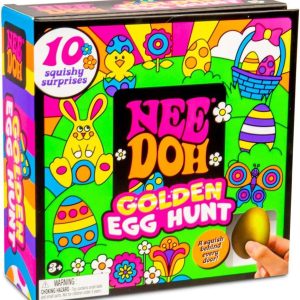 Schylling Needoh Golden Egg Hunt - Sensory Squeeze Toy - Colors May Vary