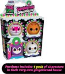 Schylling NeeDoh Squishmas Squishkins - Christmas Squeeze Toy - 4 Mini Groovy Globs - Ages 3 to Adult
