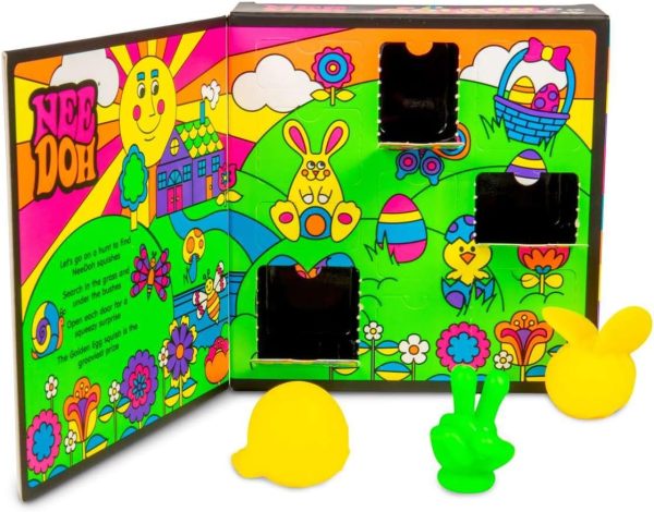 Schylling Needoh Golden Egg Hunt - Sensory Squeeze Toy - Colors May Vary