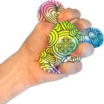 Schylling NeeDoh Press-Doh - Sensory Squeeze Toy - Satisfying Dough Filling - 2.5 Wide - Color May Vary (Pack of 1)
