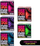 Schylling NeeDoh Fuzz Ball Wonder Waves - Squeeze Toy with a Velvet Texture and Soft Cloud Squish - 2.25 Ball - Color May Vary (Pack of 1)