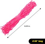 Schylling NeeDoh Ramen Noodlies - Sensory Squeeze Toy - Contains 5 Noodle Clumps - 8.5 Long - Multicolored (Pack of 1)