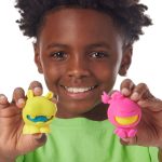 Schylling NeeDoh Dohjee - Sensory Squeeze Toy - Satisfying Dough Filling - 2 Tall - Color May Vary (Pack of 3)