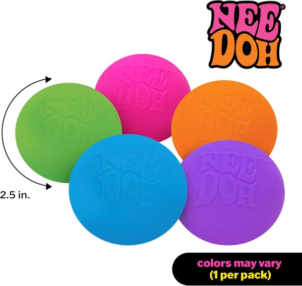 Schylling NeeDoh Original - Sensory Fidget Toy - Assorted Colors - Ages 3 to Adult . 1 Count ( Pack of 1)