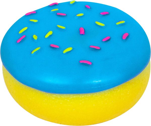 Schylling NeeDoh Jelly Donut - Sensory Squeeze Toy - Jelly-Like Filling - 3 Wide - Color May Vary (Pack of 1)